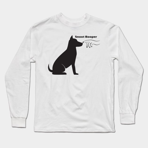 Snoot Booper Long Sleeve T-Shirt by AtHomeNinjaKeisha